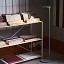 Oblique Floor Lamp With USB Mobile Charger