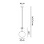 Bon Ton Marble Suspension Lamp
