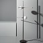 Pinocchio Floor Lamp With Matte Black Nickel Structure