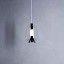 Luisa S3 Suspension Lamp With Matt Black
