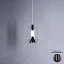 Luisa S3 Suspension Lamp With Matt Black