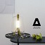 Luisa T1 Table Lamp With Heritage Brass