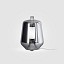 Luisa T3 Table Lamp With Chrome