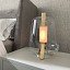 Luisa T3 Table Lamp With Heritage Brass