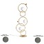 ZOE Floor Lamp With Polished Black Nickel Metal Sphere