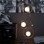 ZOE Floor Lamp With Polished Black Nickel Metal Sphere