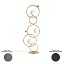 ZOE Floor Lamp With Polished Black Nickel Metal Sphere
