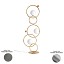 ZOE Floor Lamp With Polished Black Nickel Metal Sphere