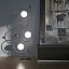 ZOE Floor Lamp With Polished Gold Metal Sphere