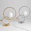 ZOE Table Lamp With Polished Chrome Metal Sphere