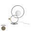 ZOE Table Lamp With Polished Gold Metal Sphere