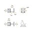 Bella Recessed Plate Wall Lamp