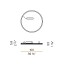 Brooklyn Round Ceiling Lamp - Circular Shape 100cm