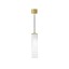 Clio Suspension Lamp With Matt Brass Canopy