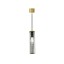 Clio Suspension Lamp With Matt Brass Canopy