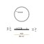 Brooklyn Round Wall Lamp - Circular Shape 100cm