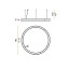 Golden Ring Suspension Lamp - Ø180cm