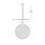 Gong Suspension Lamp Ø100cm