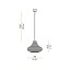 Emma Suspension Lamp With Black Structure