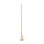 Hilow Line Floor Lamp With White Travertine Marble Base