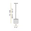 Kubik 11cm Suspension Lamp