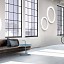 Silver Ring Ø50cm Wall Lamp