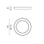 Silver Ring Ø80cm Wall Lamp