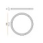 Silver Ring Ø180cm Wall Lamp