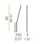 Ypsilon Wall Lamp - Protruding Wall Plate