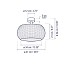 Perris PF-47 Outdoor Ceiling Lamp