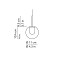 DEW Suspension Lamp - Recessed Canopy