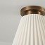 Hector Large Pleat Ceiling Lamp