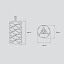 Link Chain Medium Suspension Lamp