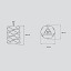 Link Chain Small Suspension Lamp