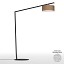 Angelica Outdoor Floor Lamp - Black Structure
