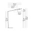 Angelica Outdoor Floor Lamp - Black Structure