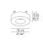 Atollo ø70 Ceiling Lamp