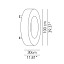 Atollo ø100 Wall Lamp