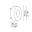 Atollo ø70 Outdoor Wall Lamp