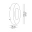 Atollo ø150 Outdoor Wall Lamp