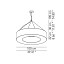 Atollo ø100 Suspension Lamp With 1 Steel Cable