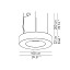 Atollo ø100 Outdoor Suspension Lamp With 4 Steel Cable