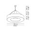 Atollo ø150 Outdoor Suspension Lamp With 1 Steel Cable