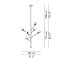 Baobab 6 Arms Deluxe Pendant Lamp