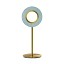 Lens Circular Table Lamp - Gold