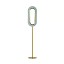 Lens Oval Floor Lamp - Gold