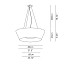 Reverse BASIC B - ø80 Pendant - Pleated Fabric
