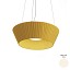 Reverse BASIC B - ø80 Pendant - Pleated Ribbon Fabric