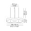 Ottovolante L-100 Suspension Lamp - Wool Fabric