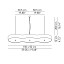 Ottovolante L-150 Suspension Lamp - Pleated Fabric